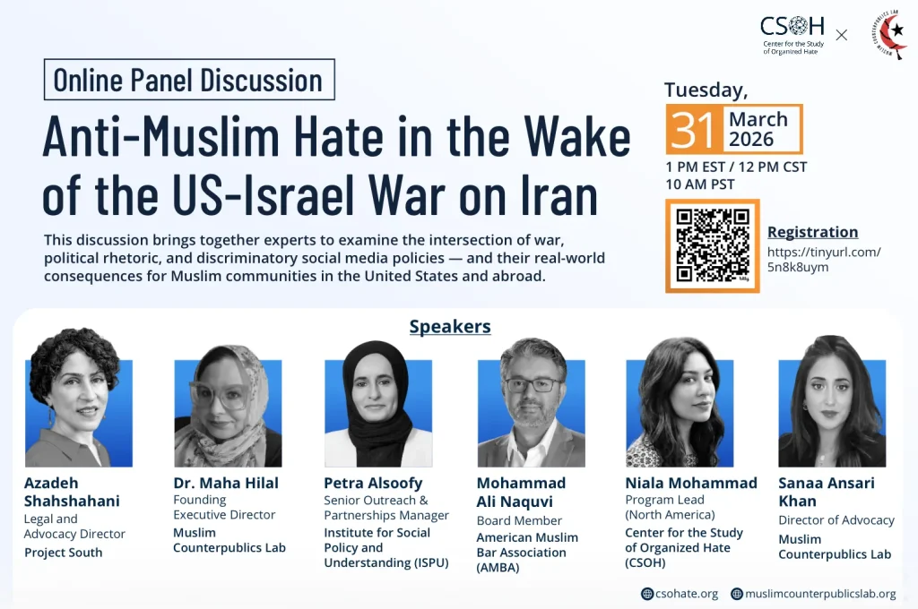 Anti-Muslim Hate in the Wake of the US-Israel War on Iran