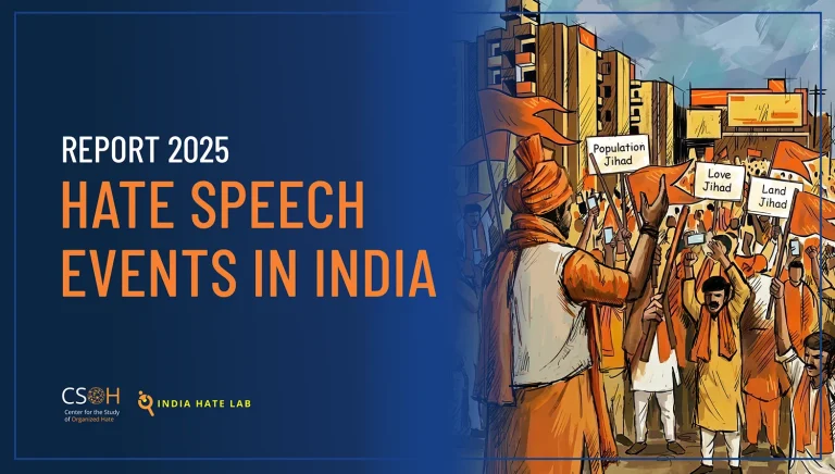 New Report: 1,318 Anti-Muslim and Anti-Christian Hate Speech Incidents in India in 2025